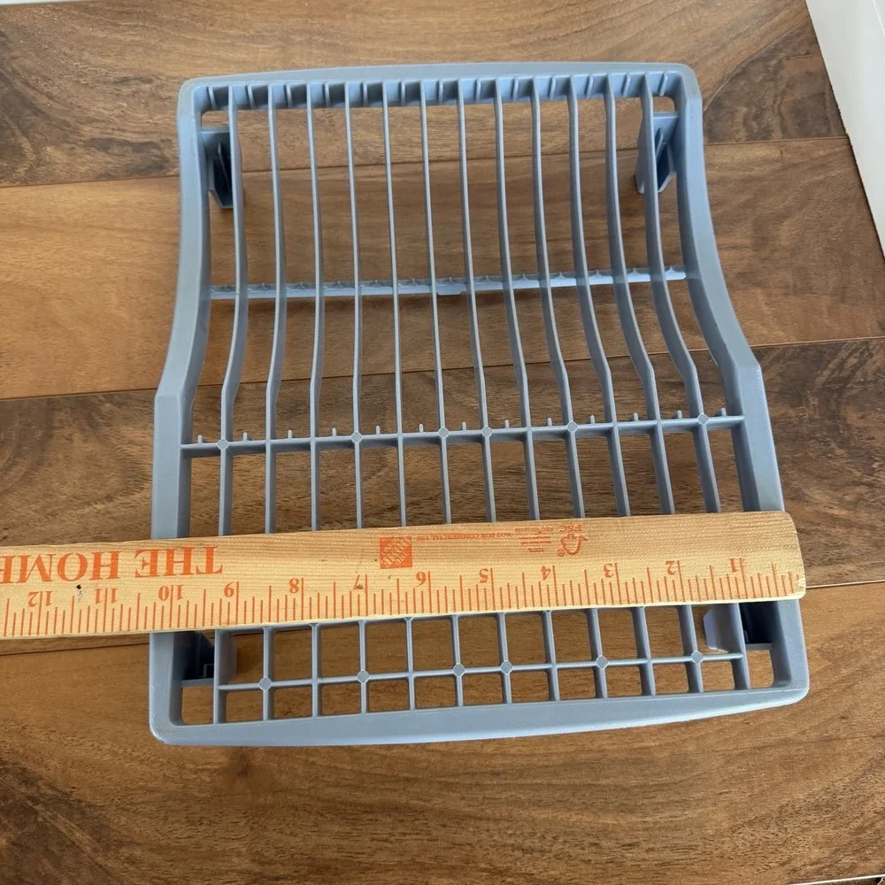 Vintage 1987 Rubbermaid In Sink Drain Rack No. 6041 Blue Kitchen Movie Prop